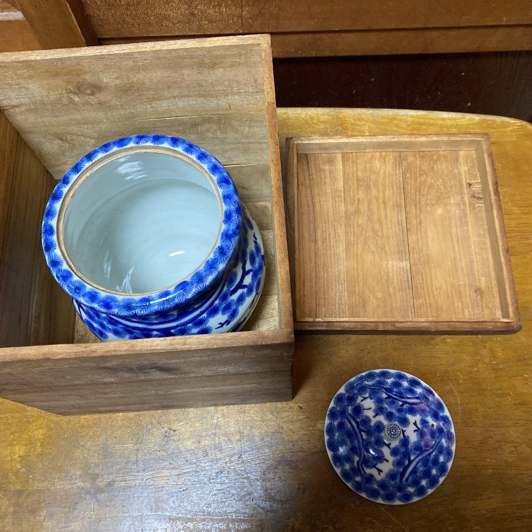 古伊万里水指桐箱付き