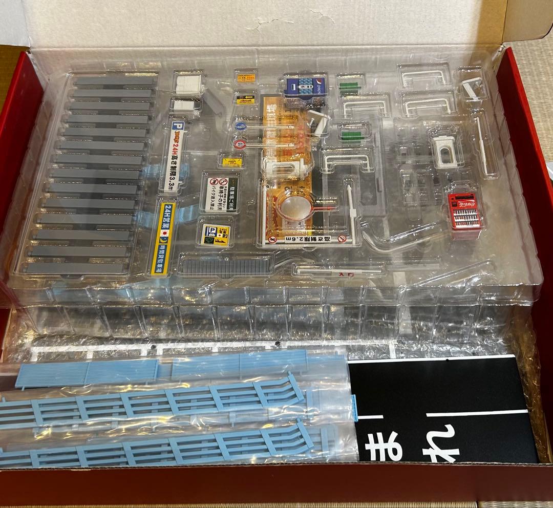 【新品】拓意 1層2段駐車場 1/64 立体駐車場 Xcartoys