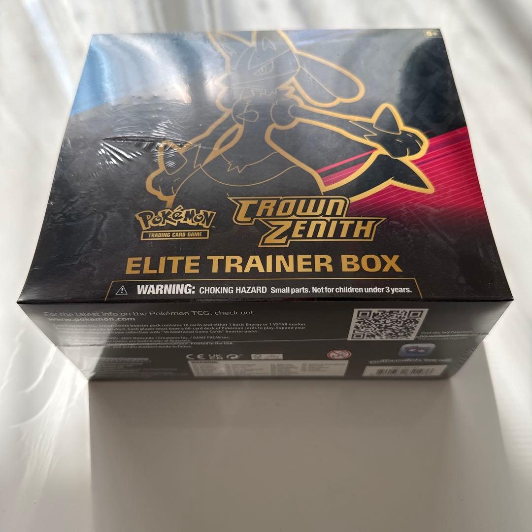 【新品未開封】CROWN ZENITH エリートトトレーナーボックス　ルカリオ