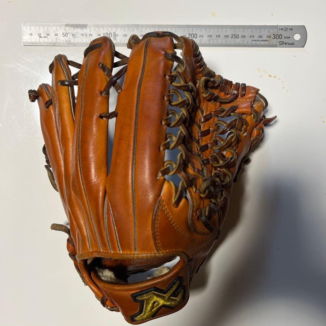 アトムズ　硬式グローブ オレンジ　ATOMS