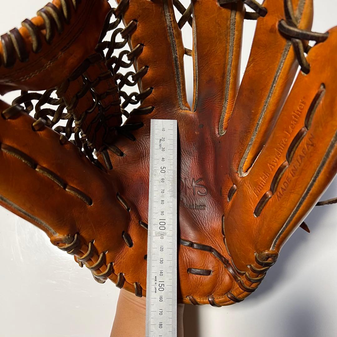 アトムズ　硬式グローブ オレンジ　ATOMS