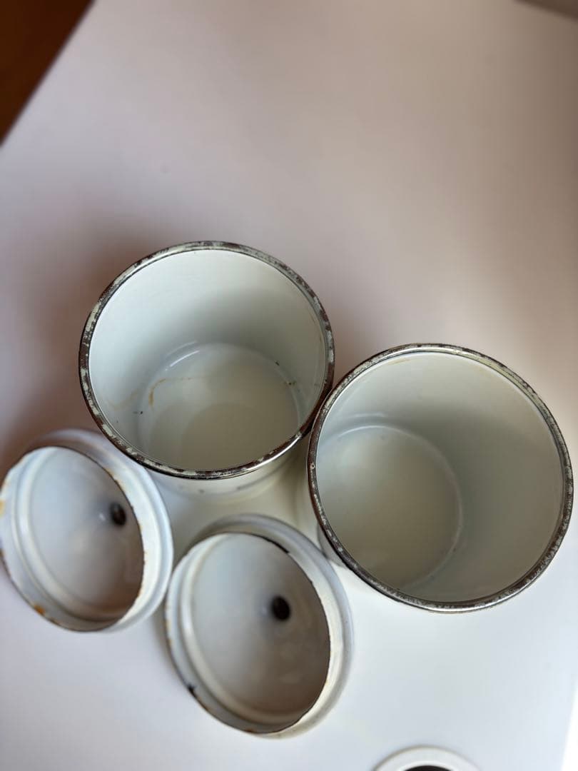 JAPY ホーローキャニスター cafe アンティークフランス ジャピー