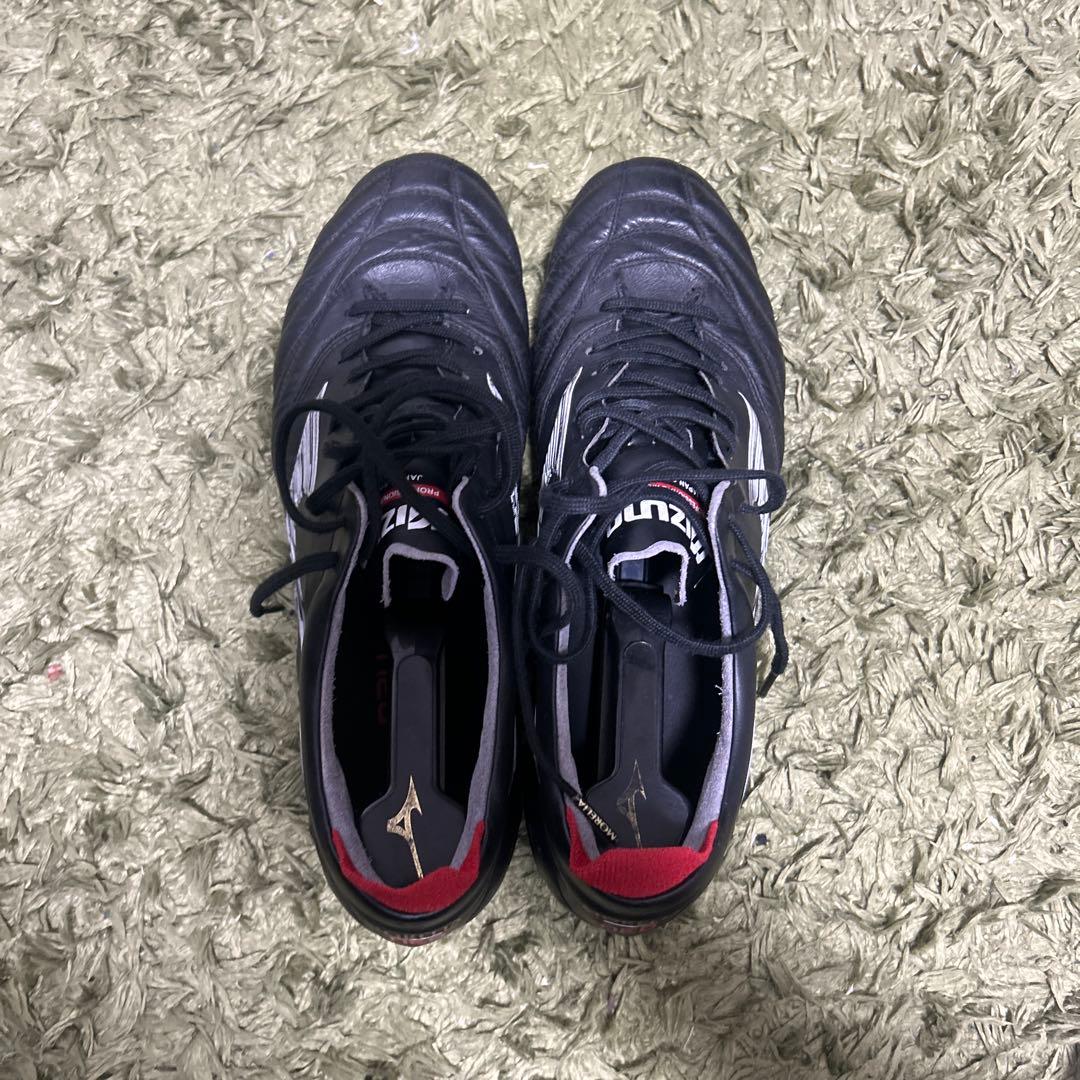 Mizuno Morelia II サッカーシューズ ブラック/レッド