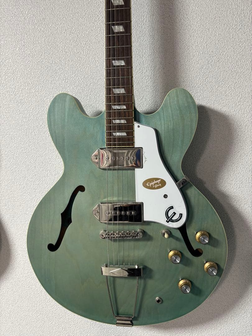【美品・レア】Epiphone Casino Worn Blue Denim