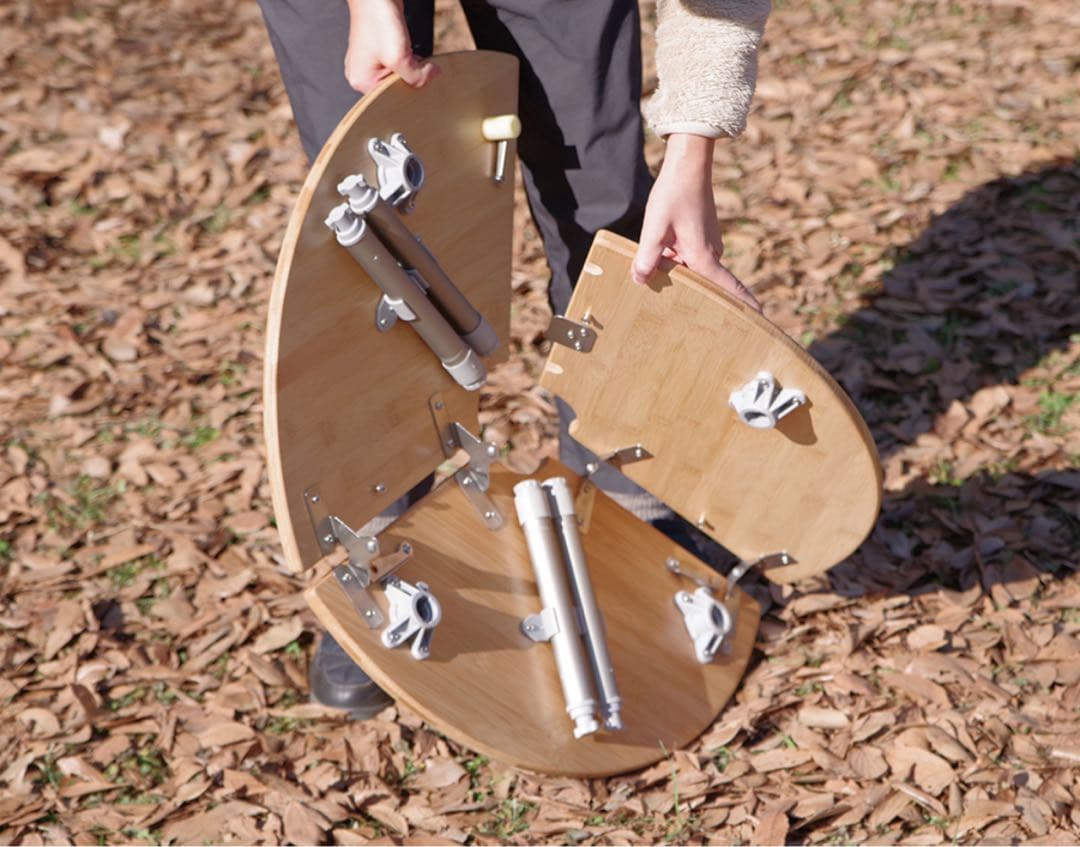 neutral outdoor ワンポールテント用折り畳み丸テーブル