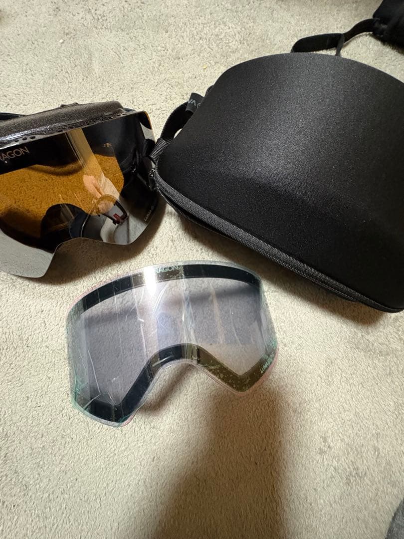 ゴーグル、手袋、くもり止め、スノボーセット‼️