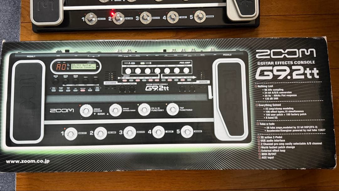 【値引き中】 ZOOM G9.2tt マルチエフェクター / 匿名配送