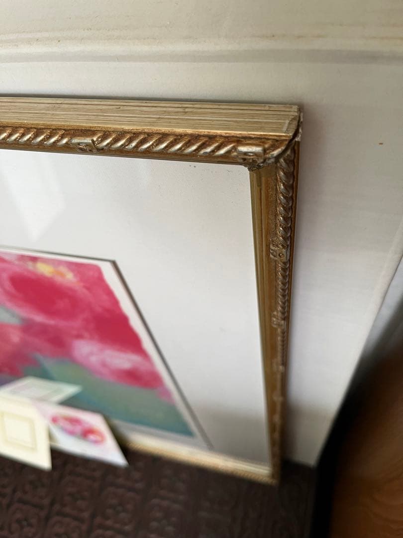 大きめ　版画　ジニー・キム　限定ジクレー　サイン、ED.証明書　額装　代表作