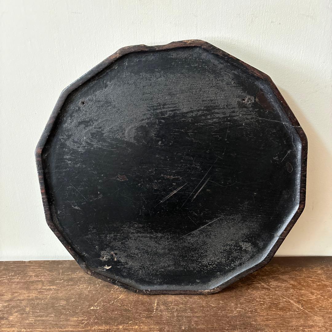 李朝十二角膳天板その63検:古道具.骨董品.韓国骨董. Antique.酒器盆.