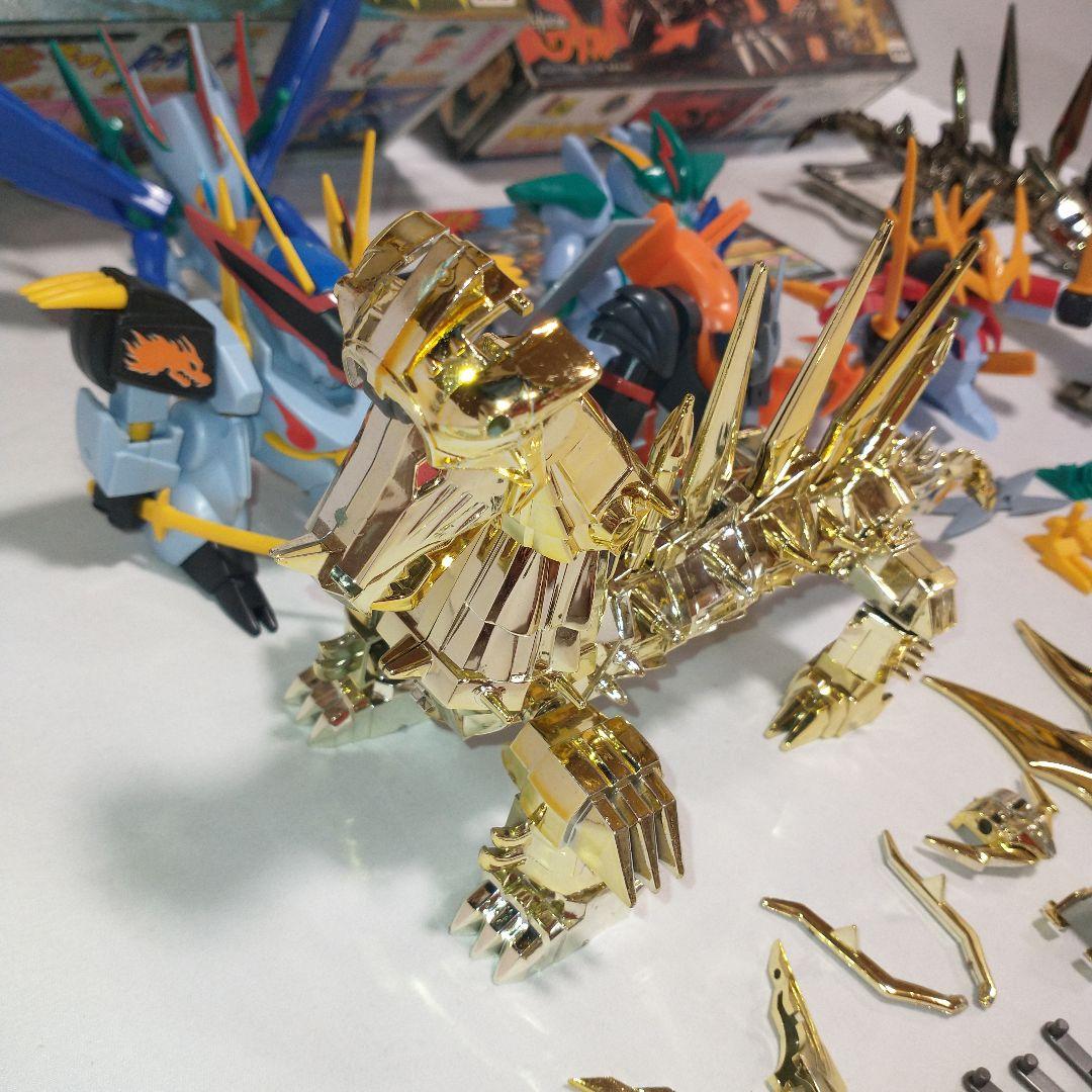 魔神英雄伝ワタル　組済みセット　銅衣5体セット+皇帝龍