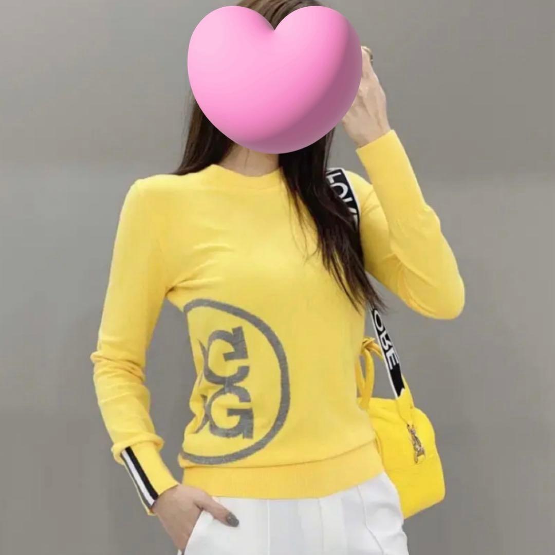 【美品】ジーフォア G/FORE ゴルフウェア ニット レディースMサイズ