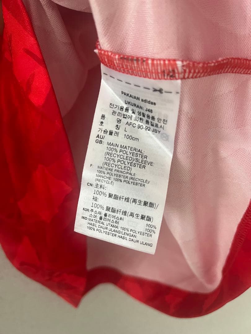 希少！アーセナル adidas 復刻版ホームユニフォーム Lサイズ