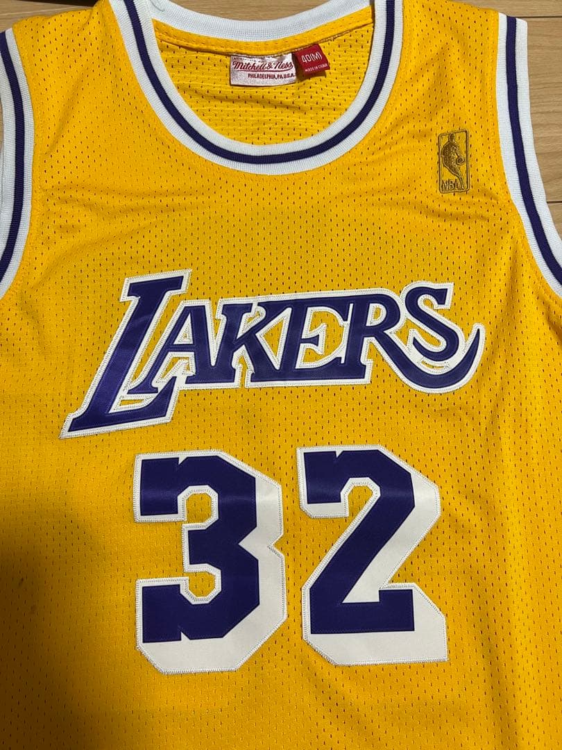 レイカーズ マジック・ジョンソン ユニフォーム 32番 Lサイズ NBA 正規品