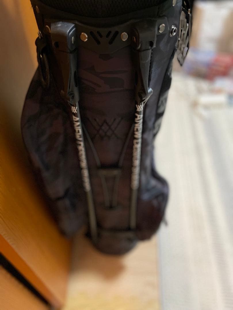 Anew golfブラック・迷彩 ゴルフバッグ・キャディバッグ