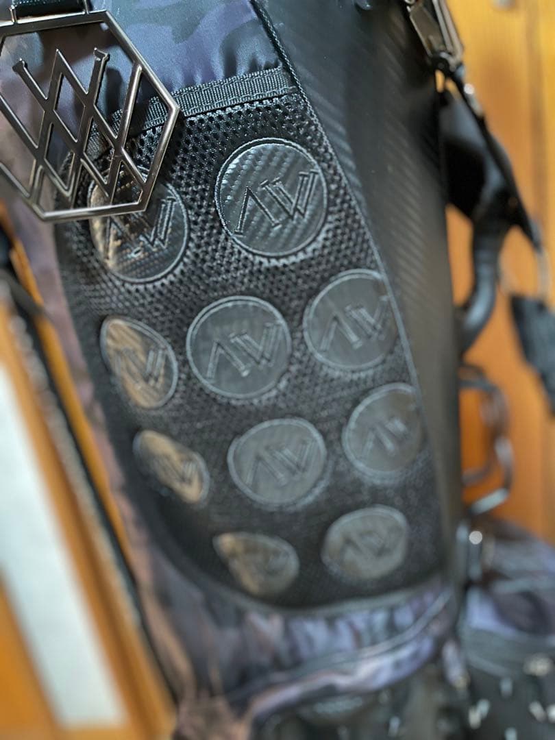 Anew golfブラック・迷彩 ゴルフバッグ・キャディバッグ