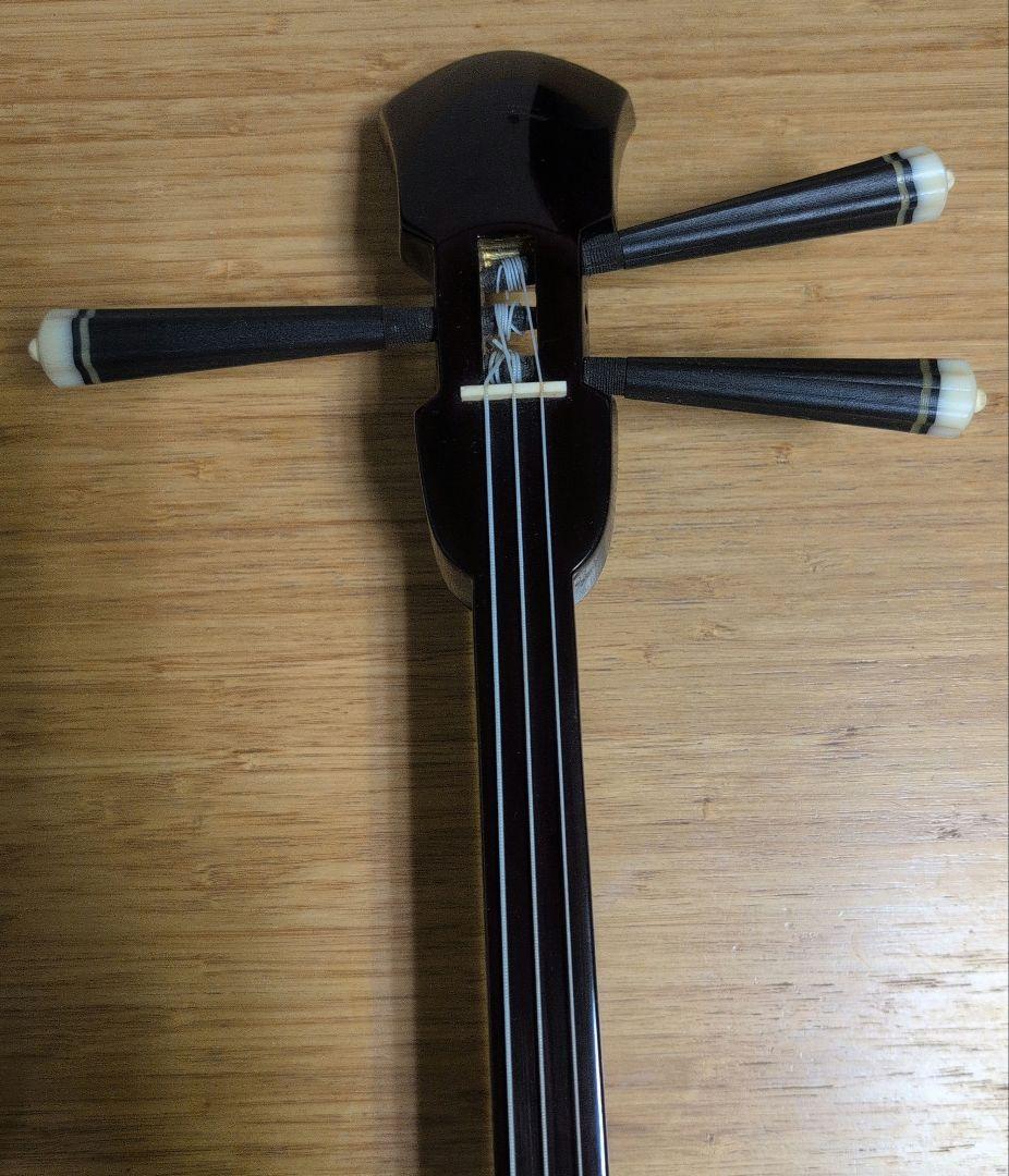 三線 本体 蛇皮 ケース付