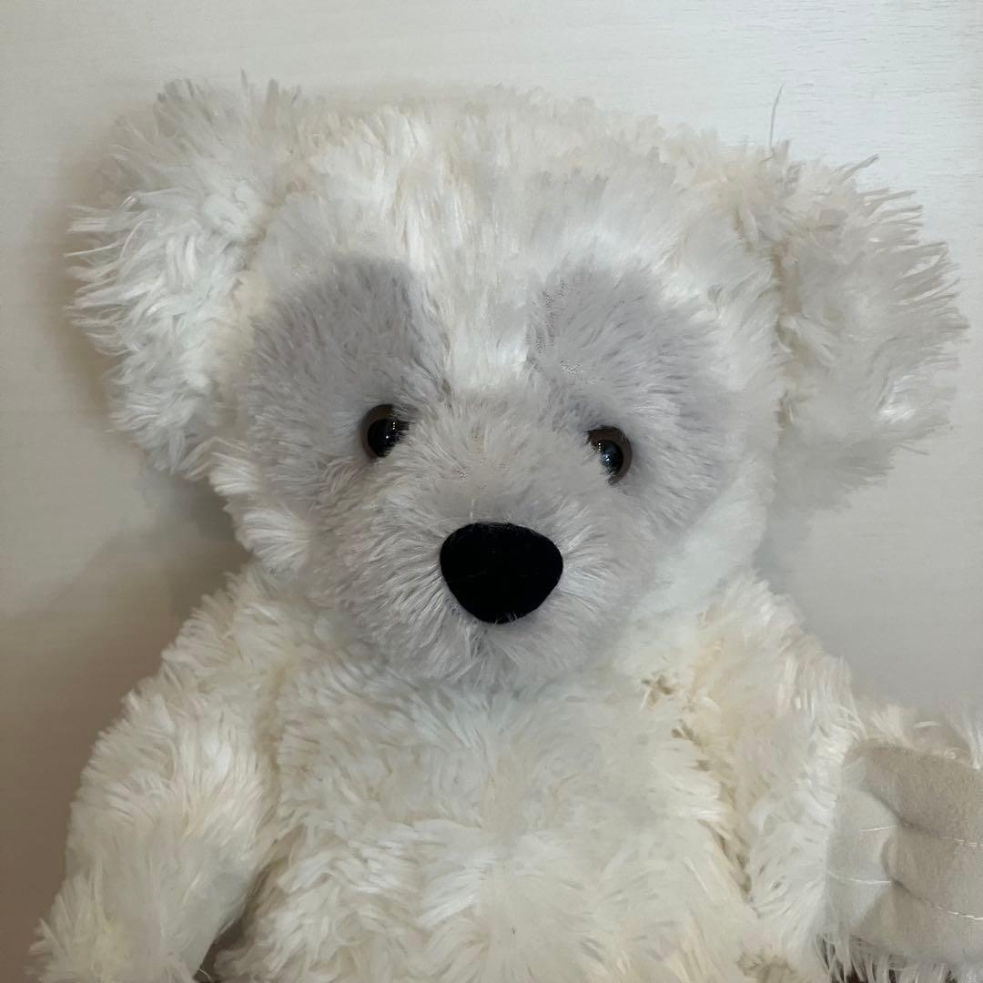 WDW ディズニーベア　ホワイト　長毛　初期　ダッフィー