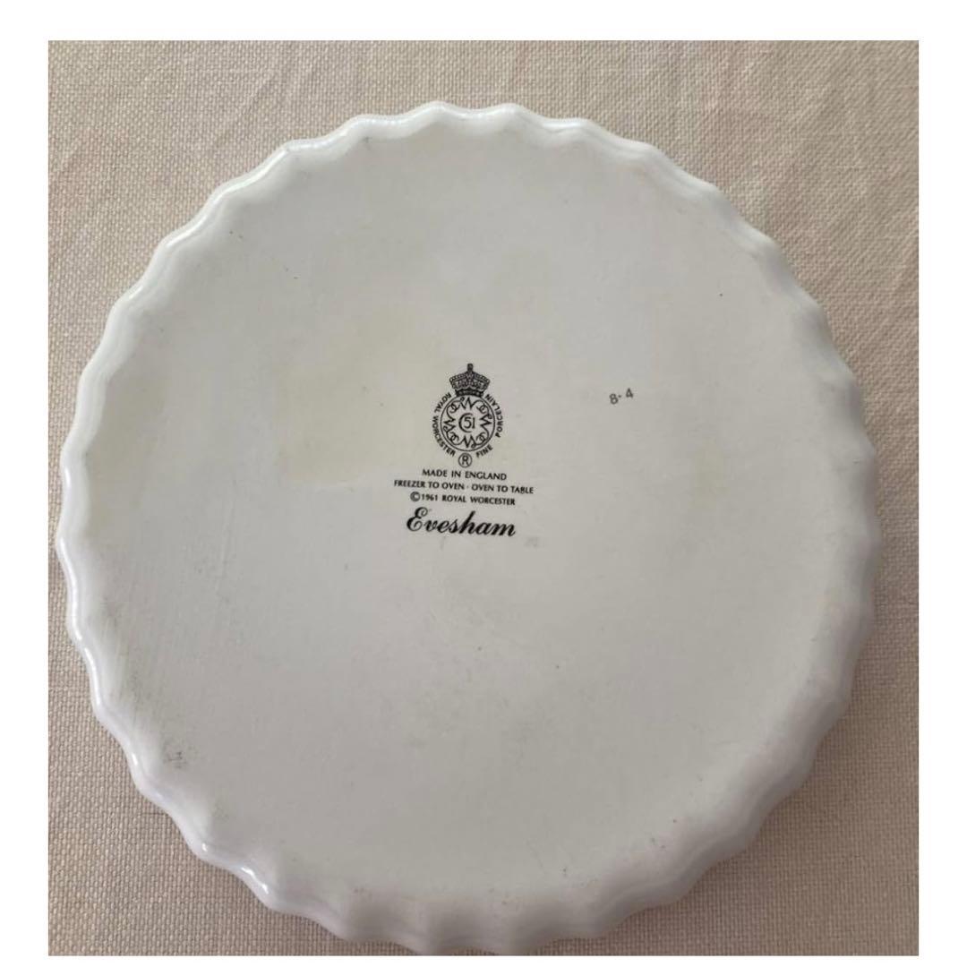 WORCESTEREvesham皿ENGLANDイギリス製直径19㎝