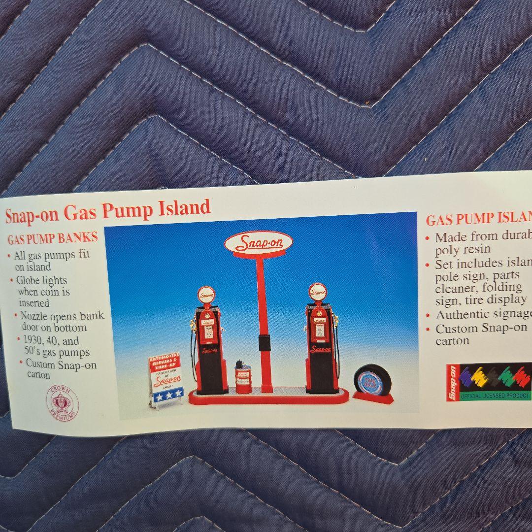 スナップオン ガスポンプ バンク 貯金箱 ジオラマ ミニチュア 1/12 RED