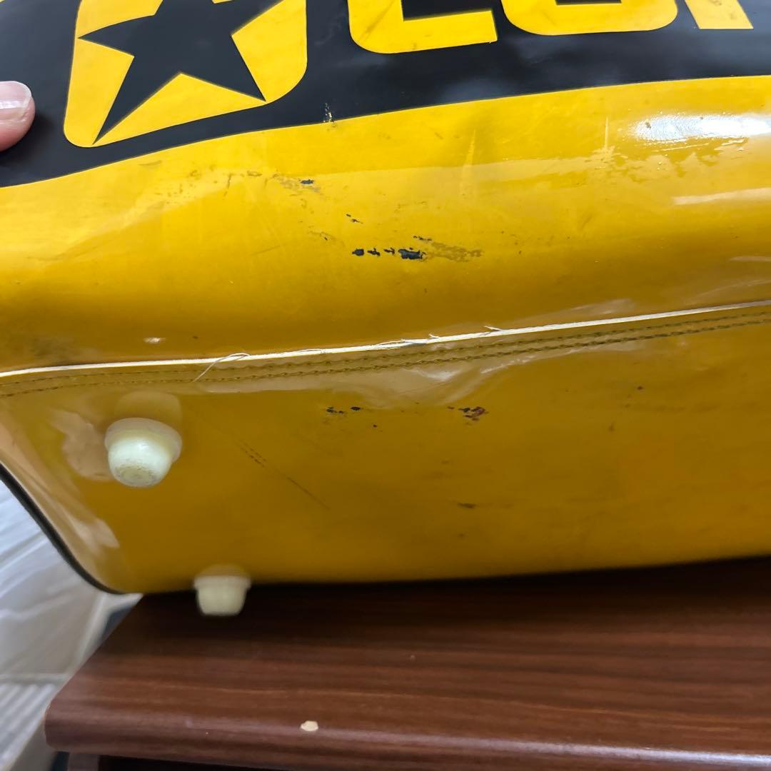 コンバース80sボストンバッグ　ヴィンテージ　イエロー　ビンテージ