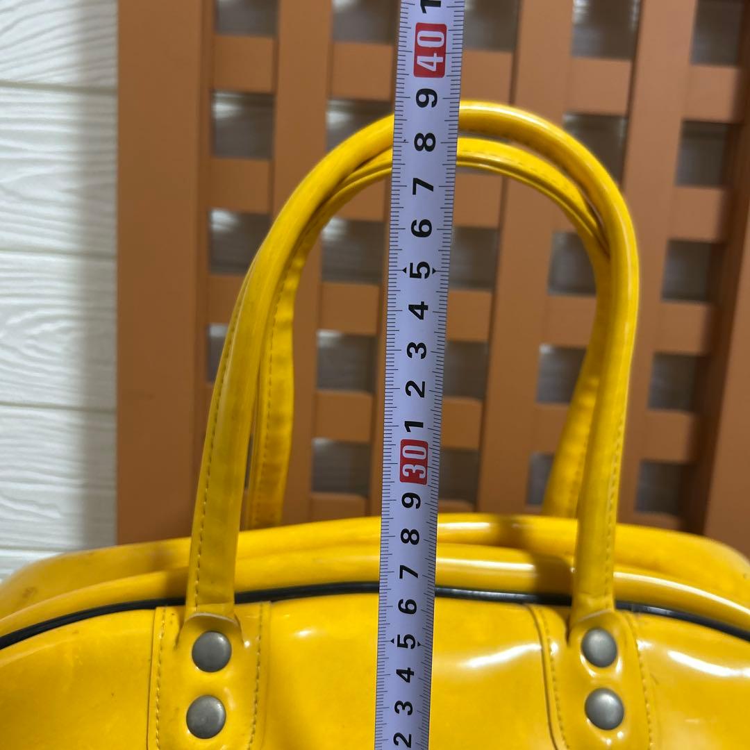 コンバース80sボストンバッグ　ヴィンテージ　イエロー　ビンテージ