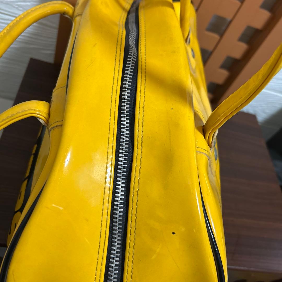 コンバース80sボストンバッグ　ヴィンテージ　イエロー　ビンテージ
