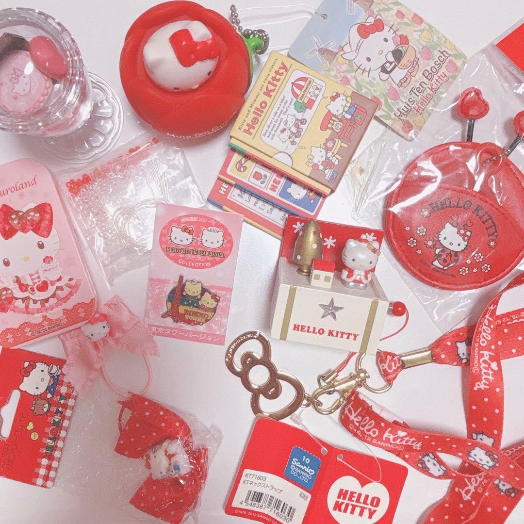 ハローキティ　レトロ　オルゴール　ミラーホルダー　希少　まとめ　セット