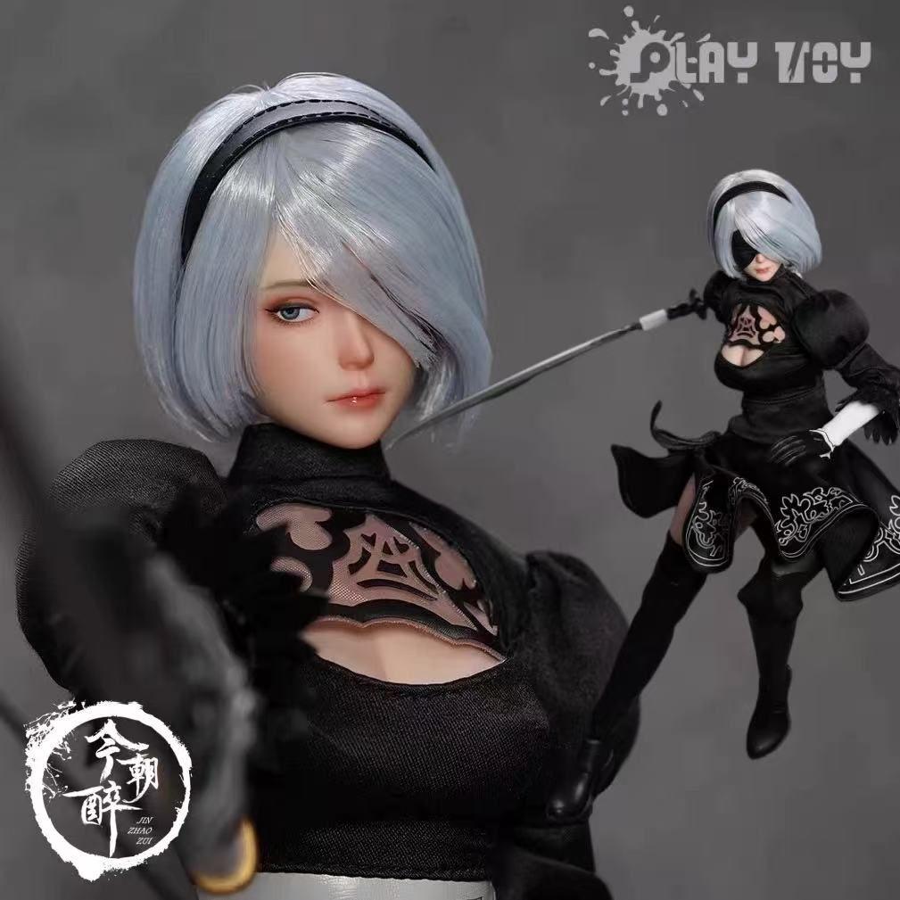 PLAYTOY 1/6 2B ニーアオートマタ 眼球可動 アクションドール