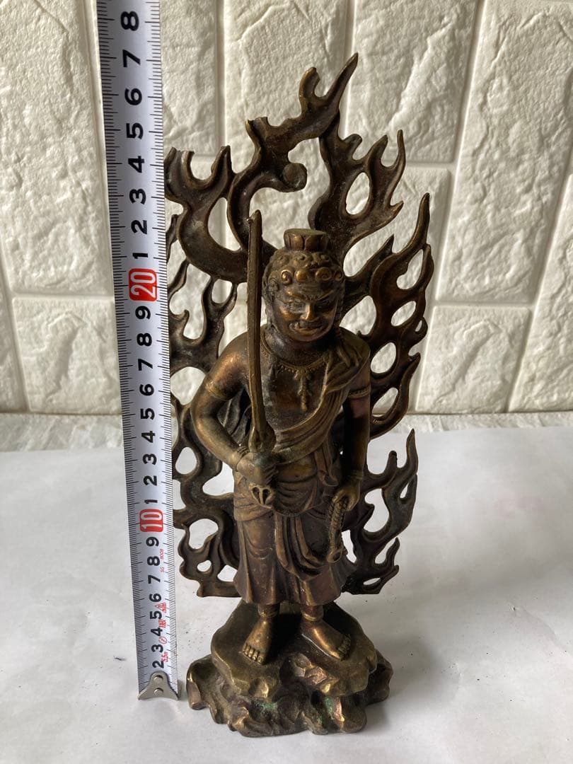 不動明王，古銅製，仏像，時代物