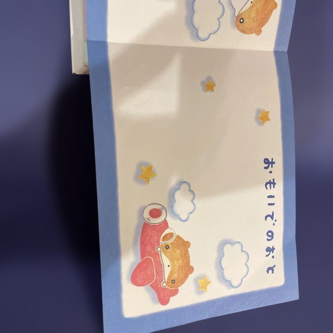 平成レトロ　ふわふわハムスター　シール付き　未使用品