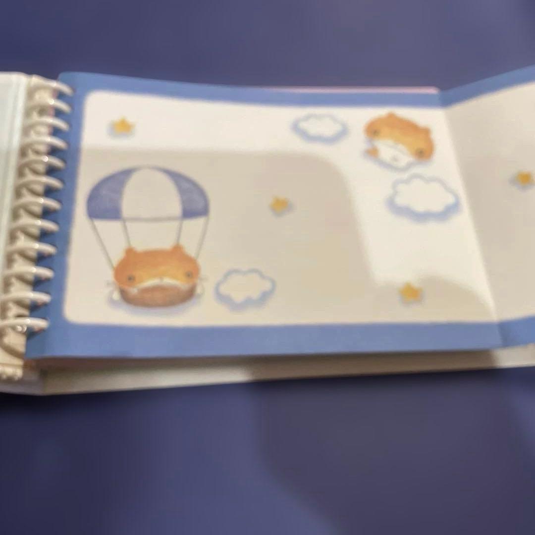 平成レトロ　ふわふわハムスター　シール付き　未使用品