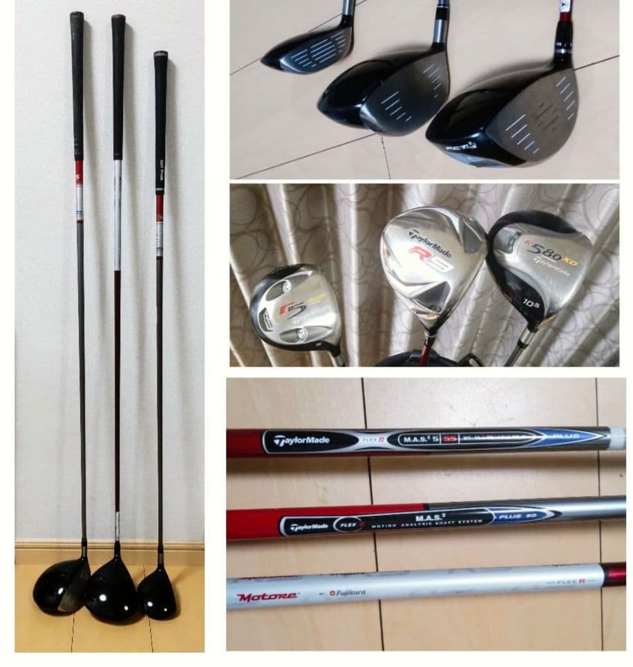 ✨ テーラーメイド ゴルフセットとダンロップ キャディ ✨