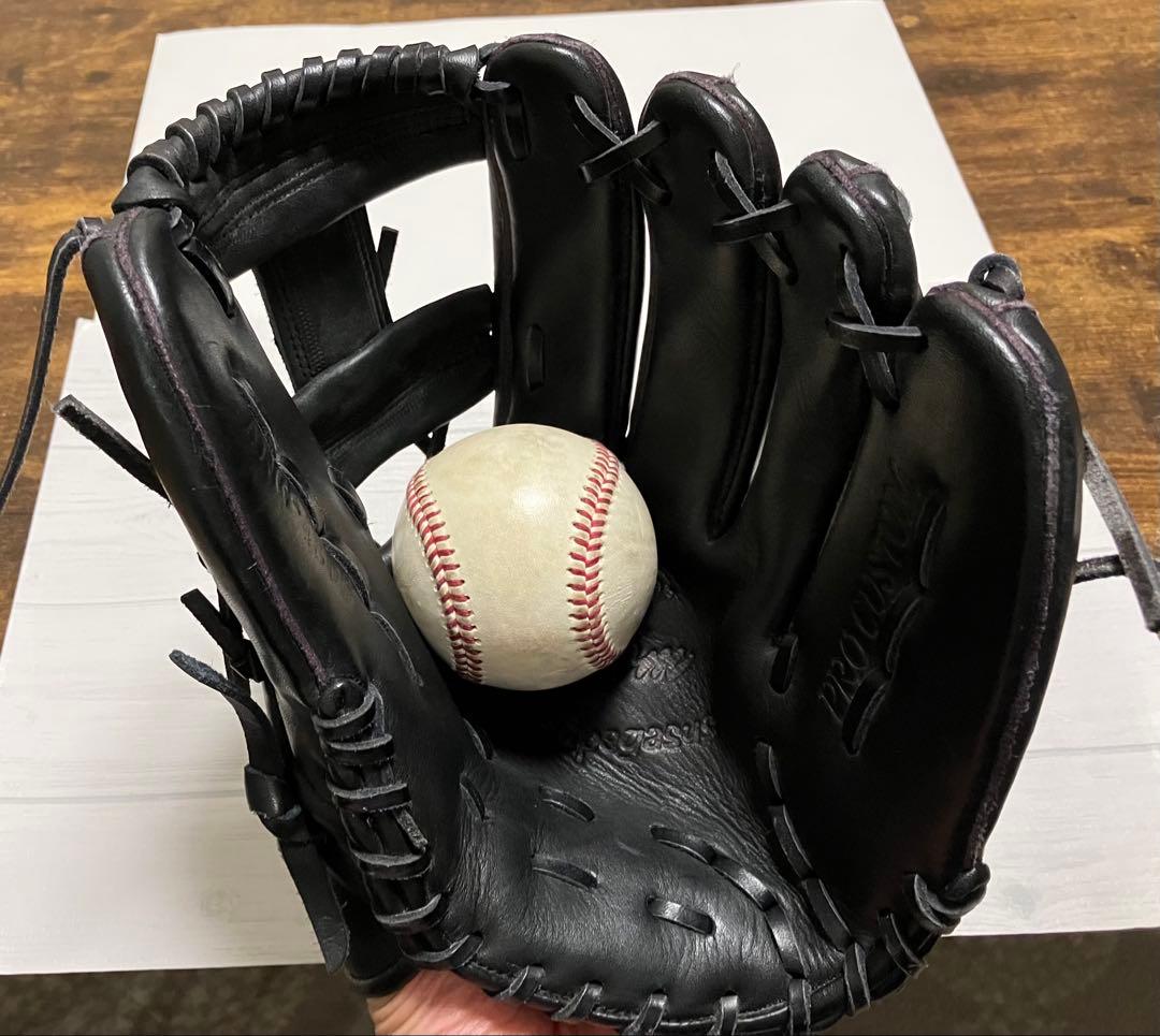 ワールドペガサス 軟式野球グローブ ブラック 大人用