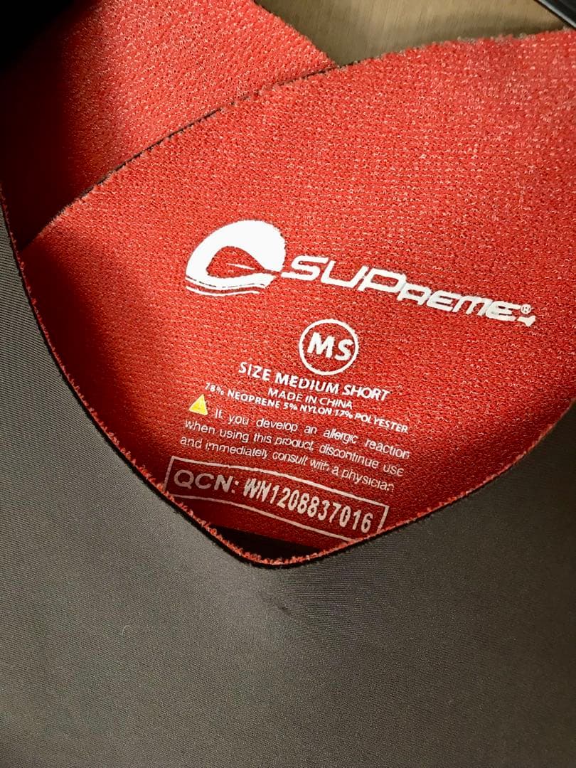 値下げ 未使用 SUPreme SUP用ウェットスーツ　MS