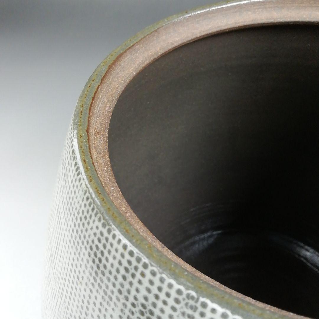 Ｔ９２６　水指　『三島手　水指』『釜谷陶房　劉炳豪 作』　共箱　茶道具