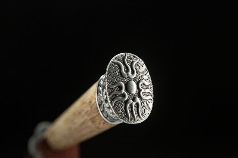 朴刀 古兵器 武具　刀装具 手鍛造打 鋼刀 冷兵器 護身工具 装飾用 模造刀