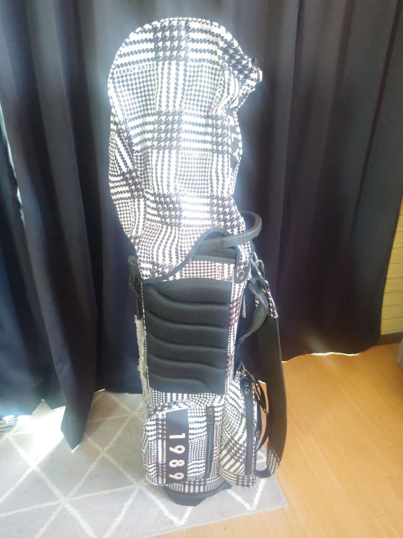 パーリーゲイツ　グレンチェック柄　キャディバッグ