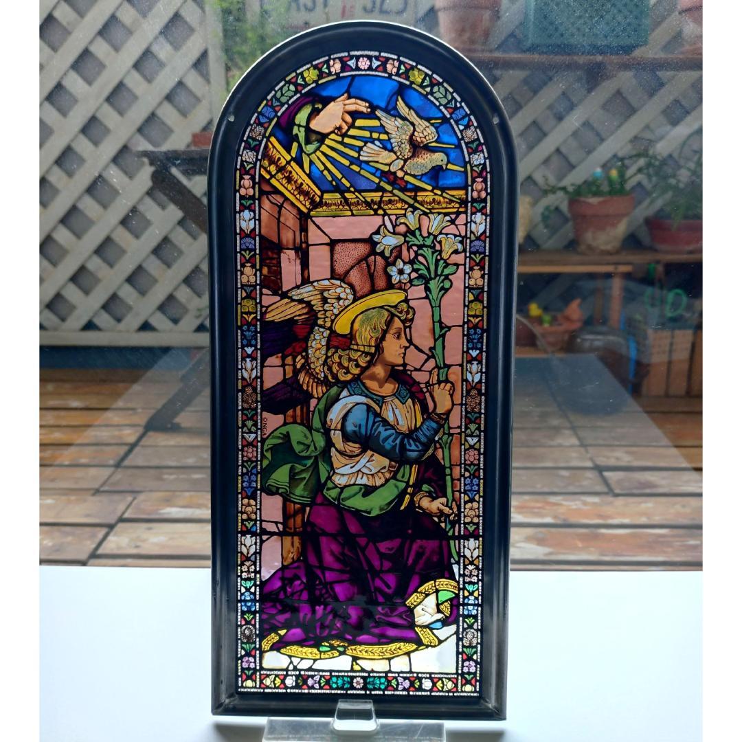 ドメニコ ステンドグラス Annunciation受胎告知グラスマスターズ社c