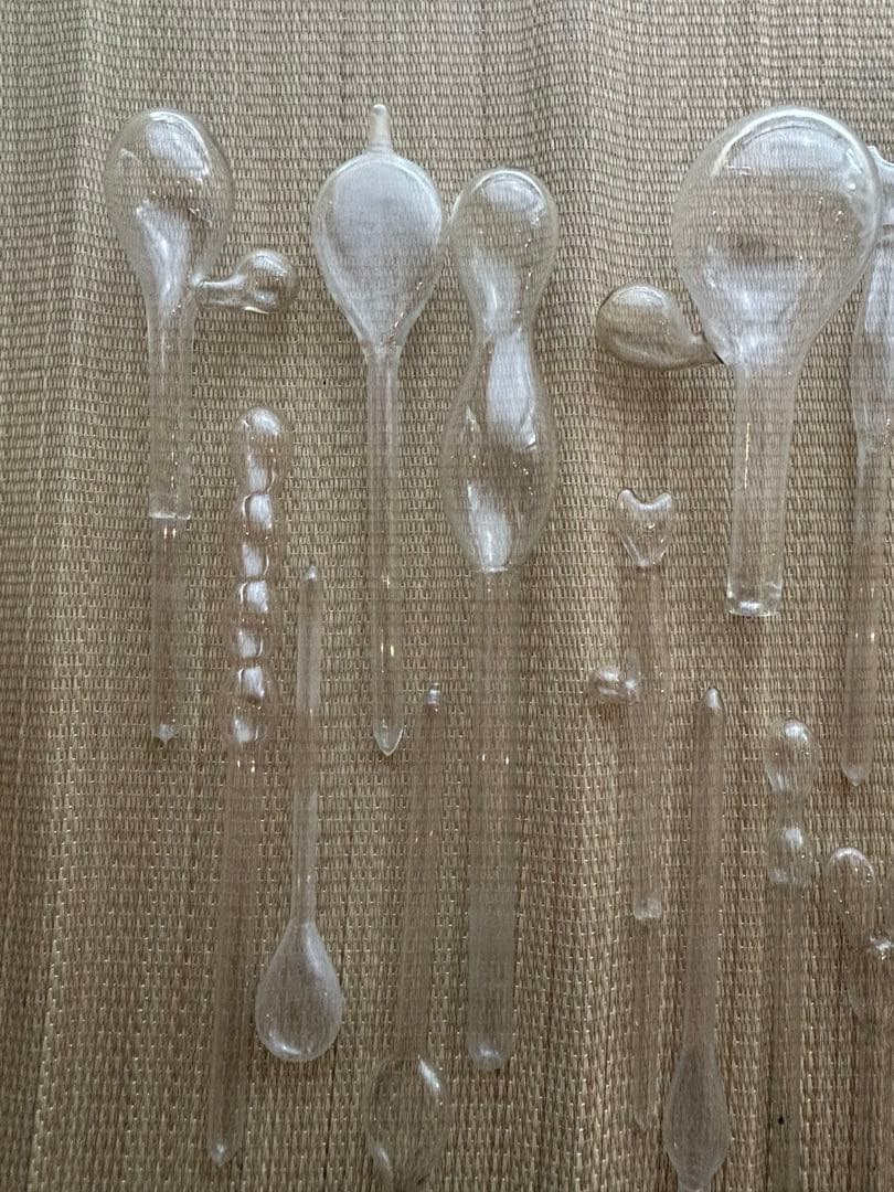 昭和レトロ ゴム風船型　吹きガラス ミッキー型　ネコ型　アヒル型　とろとろガラス