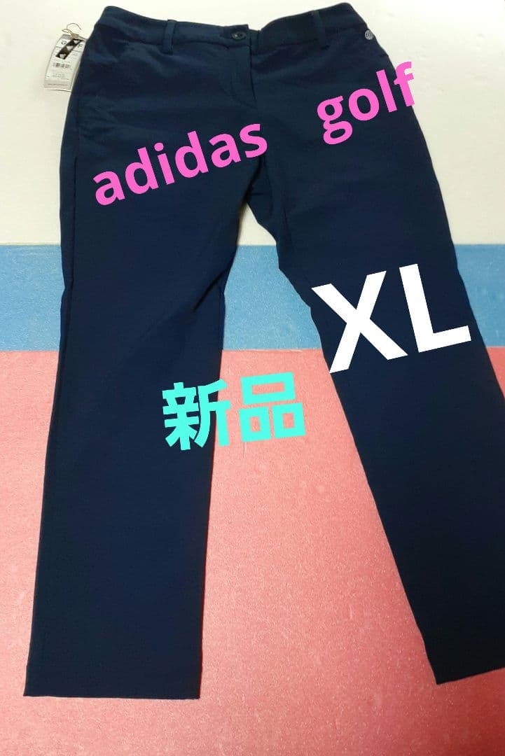 adidasゴルフ　紺色　XL 新品