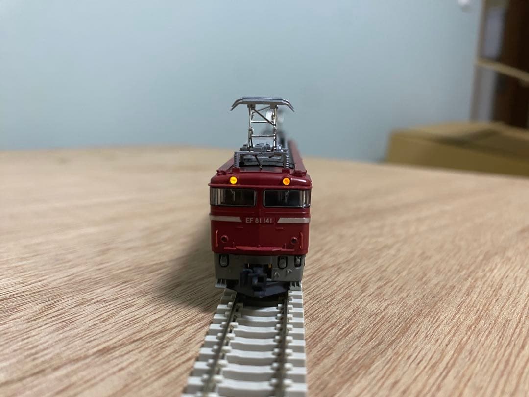 KATO 10-822 823 24系あけぼの9両フル編成＋EF81 ヒサシ付き