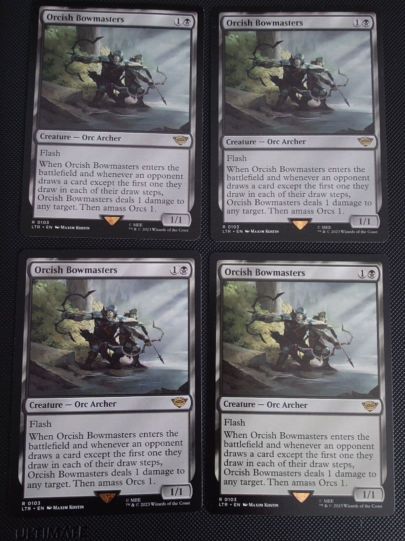 オークの弓使い（Orcish Bowmasters）英語版 4枚セット