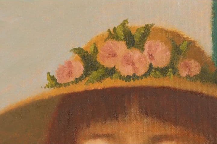 佐藤カツヤ氏のF３号油彩画