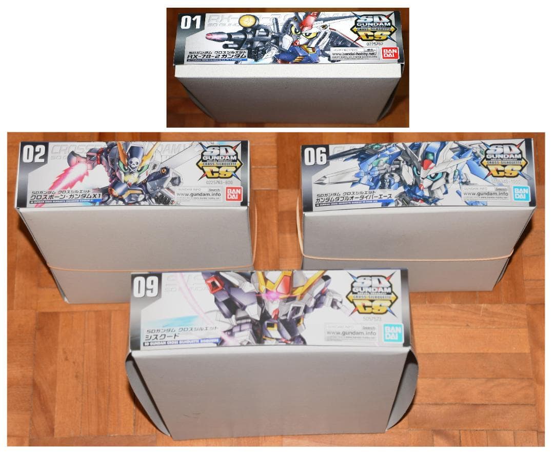 ガンプラSD ガンダム クロスシルエット 4体セット（新品・未組立）