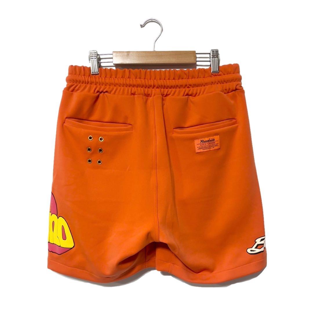 新品 ラッセルノ ゴルフ コブラ ワッペン ショートパンツ オレンジ M 4