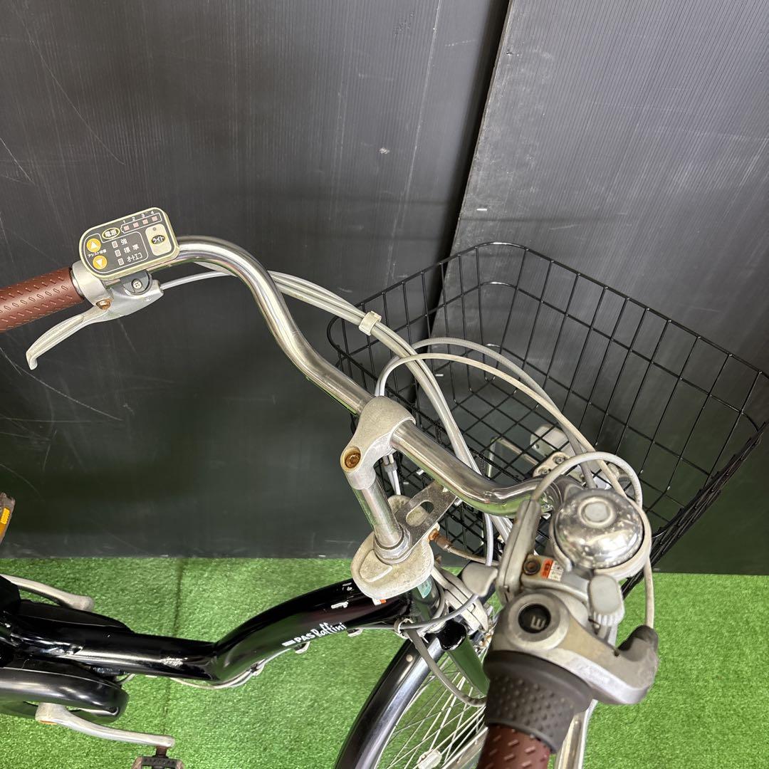 電動自転車 YAMAHA PAS Raffini ブラック 3人乗り対応　43★