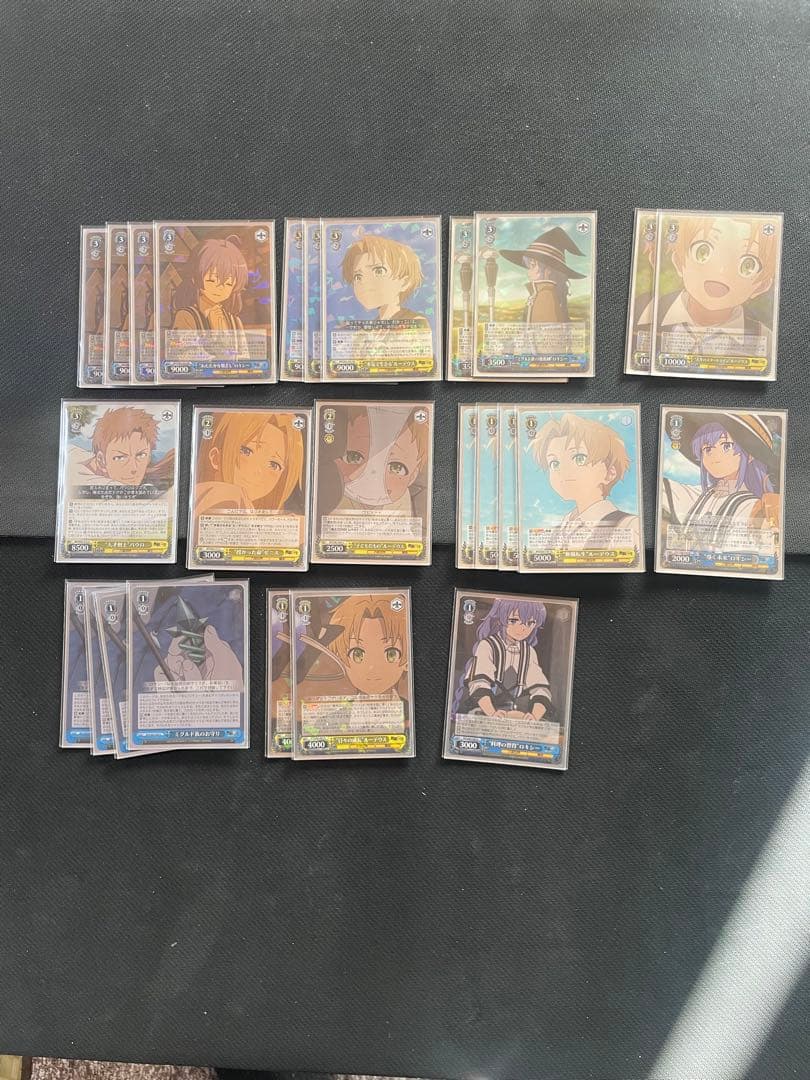 ヴァイスシュバルツ　無職転生　ロキシー&ルーデウス　デッキ　スリーブ、ケース付き