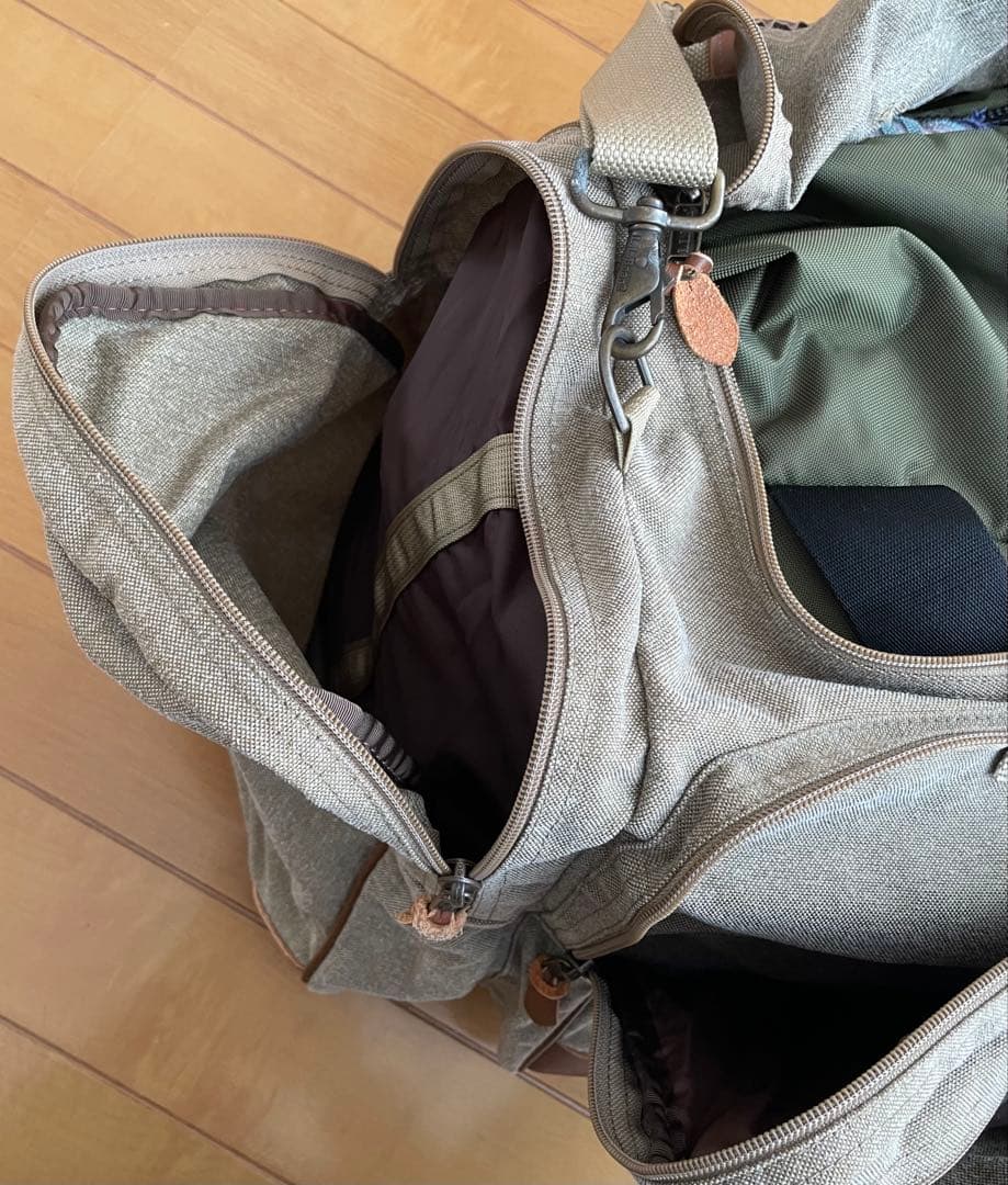 L.L.Bean キャンバス　遠征　旅行　バッグ 特大　ショルダーカーキ