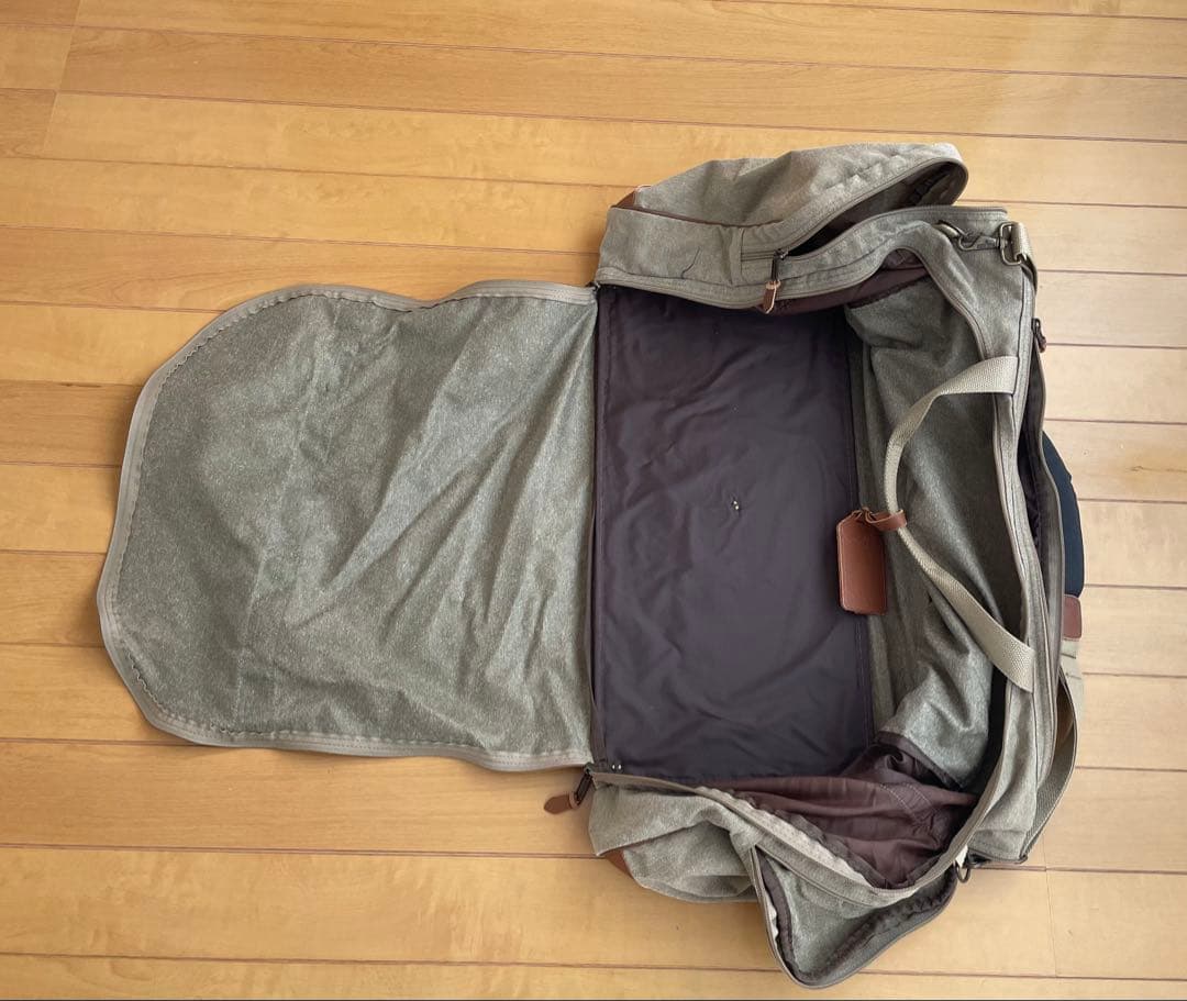 L.L.Bean キャンバス　遠征　旅行　バッグ 特大　ショルダーカーキ
