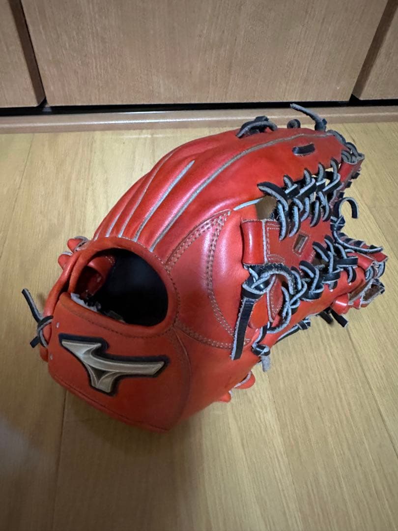 Mizuno 軟式 グラブ レッド